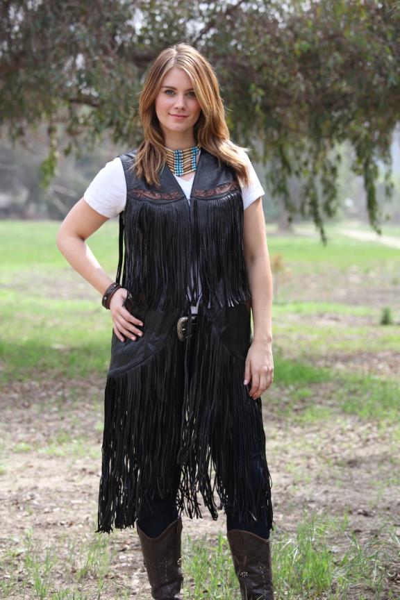 (image for) Ciquala Long Vest with extended fringe